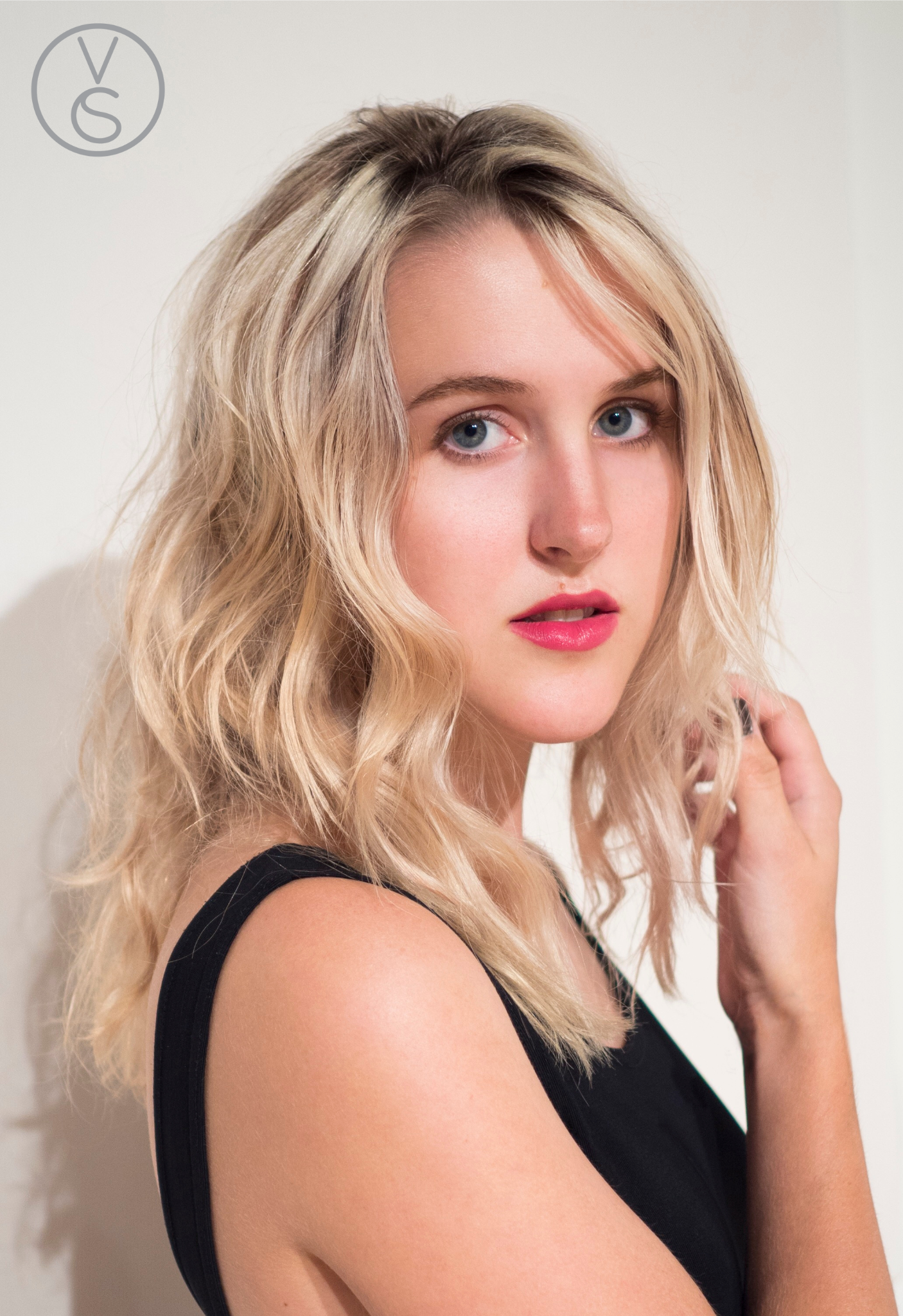 Salon hair styling work